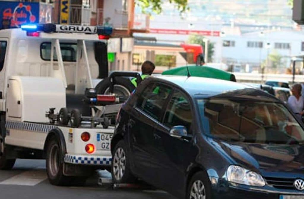 Bil beslagtagen i Spanien